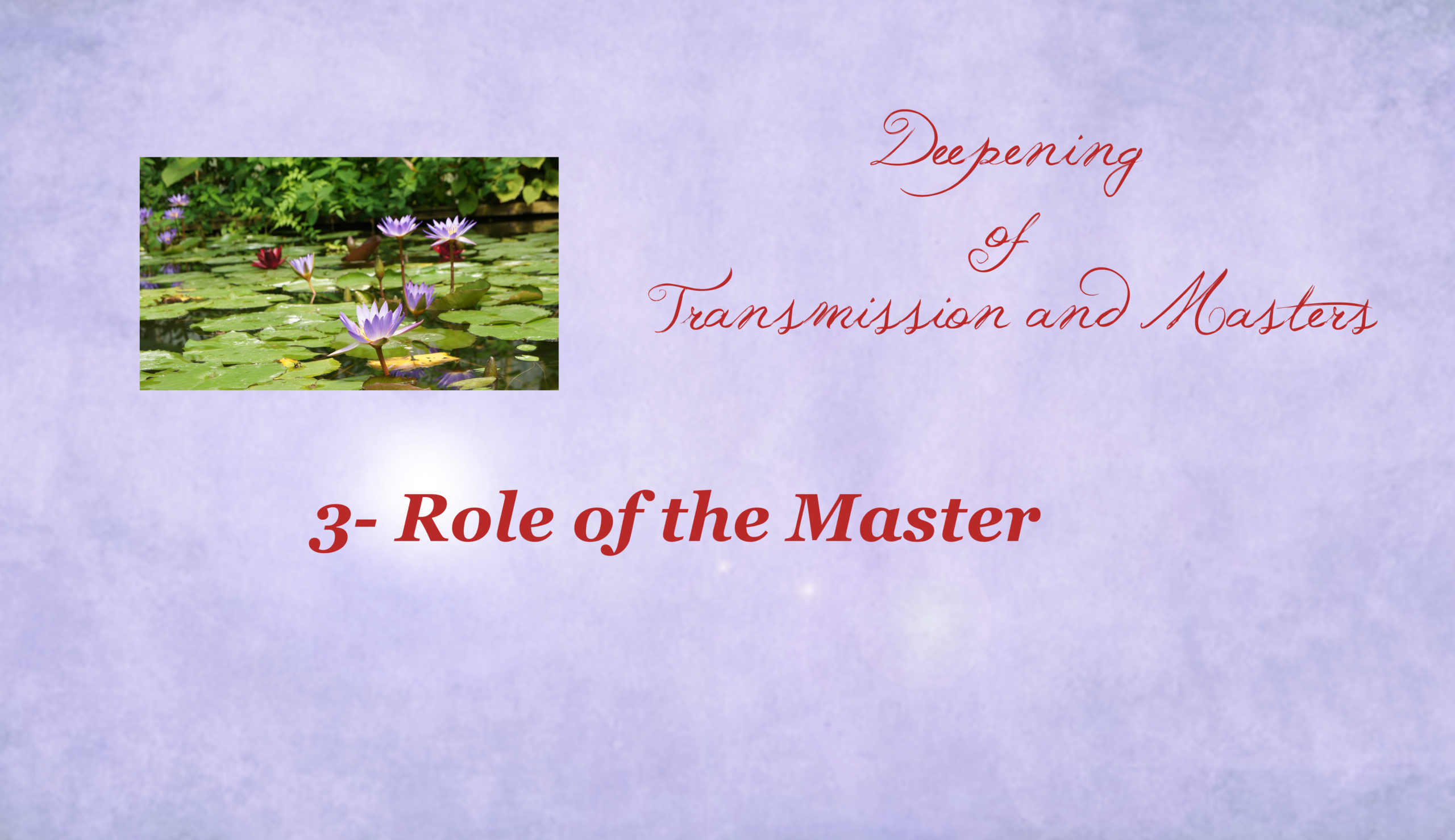 Deepening 3 Role Of The Master Th ophile L Ancien